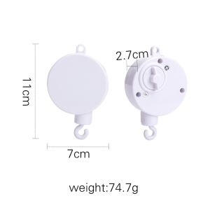 Baby Crib Mobile Wooden Bed Bell Rattle Toys Soft Felt Hot Air Balloon Wind Chime Pendant Kid Stroller Hanging Crib Bracket Toys2026