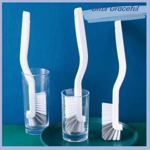 Ditur Narrow Cup Brush Long Handle Small Brush For Fish Tank Straw Baby Milk Bottle Gap Cleaning Brush Kitchen Tools