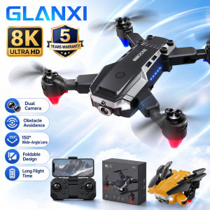 GLANXI Made in Japanese⚡ Original Drone with 8K Dual Camera Automatic return at ters One Key Take-offLanding Free storage bag (drone with camera mini drone Portable four-axis drone FPV drone drone with camera original 2025)