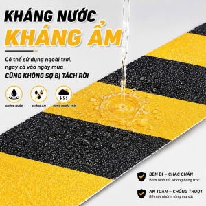 Băng Dính Chống Trơn Cầu Thang 5cm x 5m - Băng Keo Chống Trượt Phản Quang Siêu Dính