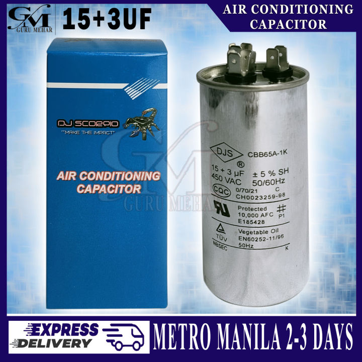 DJ SCORPIO Original Air Conditioning Capacitor / Aircon Capacitor 15