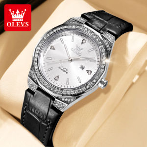 OLEVS Jam Tangan Wanita Original Anti Air Tahan Air Kecil Korea Terbaru Analog Elegan Watch Women