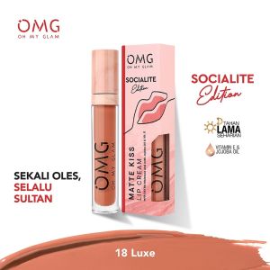 OMG Oh My Glam Matte Kiss Lip Cream Series 3.5gr || OMG Lip Cream Matte BPOM