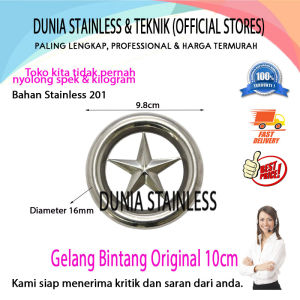 Gelang Bintang Original 10 cm ornamen pagar railing