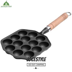 [Jocestyle Mall]14 Holes Takoyaki Grill Pan Plate Non Stick Octopus Ball Maker Octopus Ball Plate Octopus Ball Baking Tray Kitchen Tools