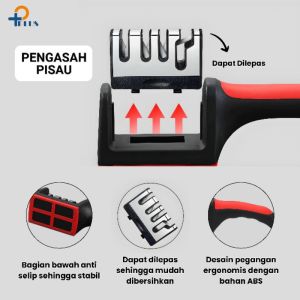 Alat Pengasah Pisau & Gunting 4in1 Serbaguna Alat Pengasah / Penajam Pisau Serbaguna / Asahan Pisau / Asah pisau Stainless steel / Alat Asah Pisau Dapur