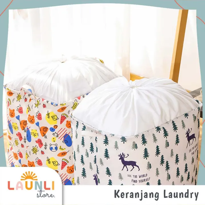 Keranjang%20Baju%20Kotor%20Model%20Serut%20Tertutup%20Motif%20Laundry%20Bag%20Kotak%20Lipat%20Jumbo%20-%20Image%204
