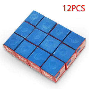 12pcs in 1box blue billiard Chalk Pool Cue Chalk Original Snooker Billiard Chalk ,Master billiard Chalk Tahan lama