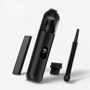 Portable Handheld Vacuum Cleaner 5-In-1 Smart Vacuum Cleaner Mini Car Handy Vacuum Cleaner Wet and Dry Vacuum Cleaner Strong Suction Green Light Reveals Dust