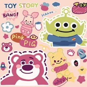 [30x30] Paint By Number Painting By Numbers Kit DIY Set Alat Kerajinan Lukisan Kartun Pooh Doraemon Sanrio