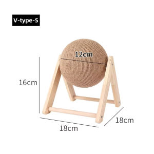 LovinLand Cat Scratching Ball Toy Kitten Sisal Rope Ball Board Grinding Paws Toy Cats Scratcher Wear-resistant Pet Furniture Supplies