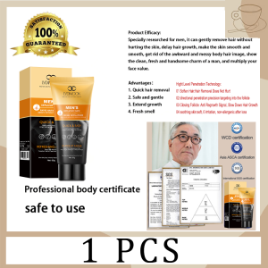 Mens Hair Removal Cream 100g gentle hair removal Safe and sterile hair removal Effectively inhibits hair growth private Painless permanent No residue