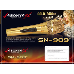 Microphone Mic Karaoke Profesional Dynamic Mic Kabel - JACK-6.5MM