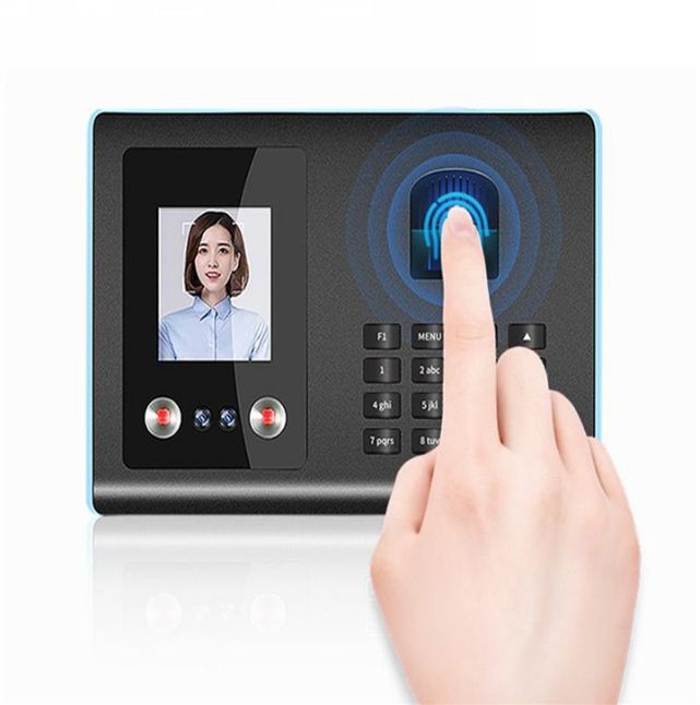 TG FA01 Biometric Face Recognition Fingerprint and Pin Time Attendance ...