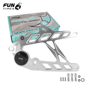 FUNTIMES CNC Ultimate Pro Swing Arm For NVX V1 & V2 100% Hypertech Original YAMAHA NVX155 V1 V2 Swing Arm Silver