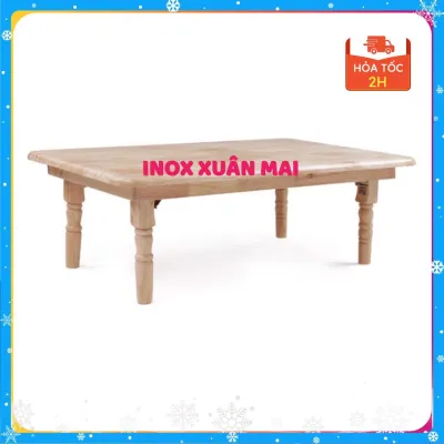 Bàn gỗ xếp chân tiện 50x70 cao cấp