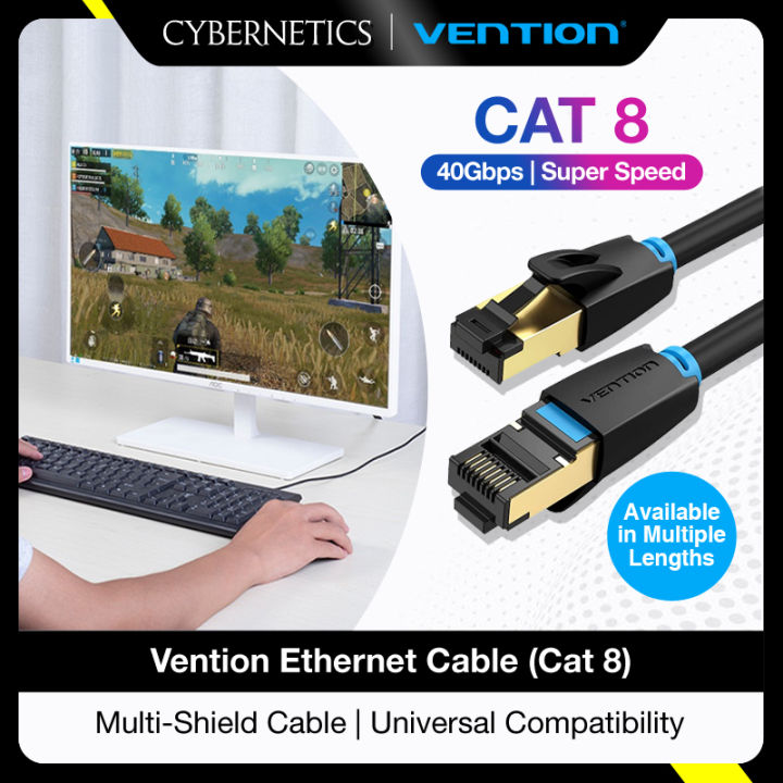 Vention Original Cable CAT 8 40Gbps 2000Mhz RJ45 SFTP Professional Highspeed Gaming