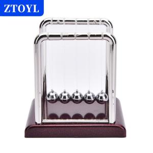 [COD]🔥🔥🔥ZTOYL Newtons Cradle Steel Balance Ball Physics Science Pendulum Desk Fun Toy Gift J