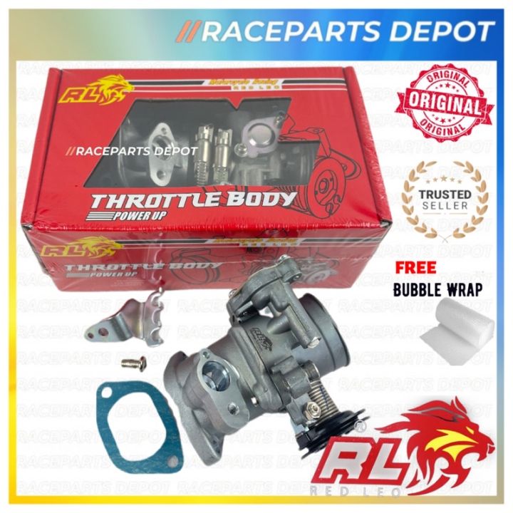 RED LEO Throttle Body Racing Y16zr ( 32MM / 34MM / 36MM / 38MM ) Lazada