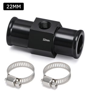 ข้อต่อท่อเซ็นเซอร์เกจวัดอุณหภูมิหม้อน้ำอุณหภูมิหม้อน้ำสีดำ18มม. 20มม. 22มม. 24มม.