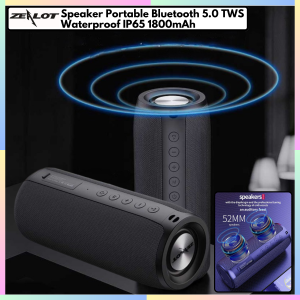FAST DELIVERY ZEALOT Speaker Bluetooth Full Bass Outdoor Portable TWS Waterproof IP65 1800mAh Charge