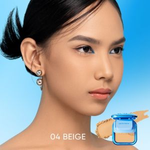 SKINTIFIC Ultra Cover Powder Foundation 9g | Full Coverage with 16H Oil Control & Pore Blurring | Matte Finish with Skincare Benefits for All Skin Types