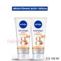 NIVEA Body Serum Extra  Lotion Tubuh dan Tangan UV Protection Mencerahkan Kulit - 180ml. 