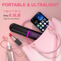 Cordless Hair Straightener Brush for Women, Go Brush Pro Rechargeable Electric Hot Hair Straightener Comb, PortableHeated Hair Straightening for Travel (Black). 