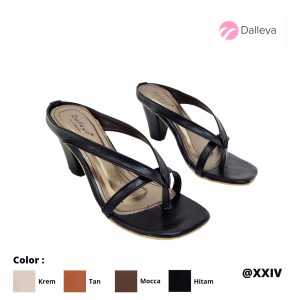 LILY SHOES - Evita Sandal Heels Wanita Hak 7 cm By Dalleya