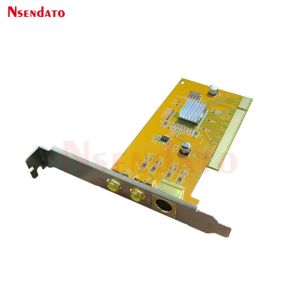878A การ์ดจับภาพ PCIE Express 2 พอร์ต AV SVHS การ์ดจับภาพวิดีโอ PCI-E Express