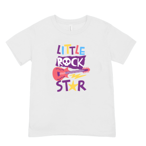 arcom little rockstar graphic tshirt for kids boys and girls high quality cotton kid tops