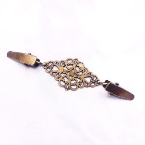 SPDD Golden Practical Women Dress Decor Fashion Retro Sewing Supplies Clothing Clip Clamps for Fabric Cardigan Clamps Fasteners for Clothes