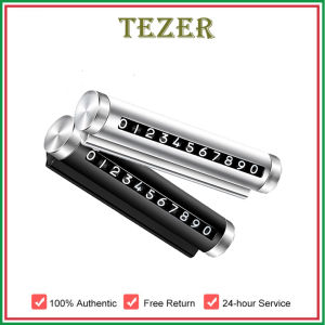 TEZER Phone Number Plate for Parking Card