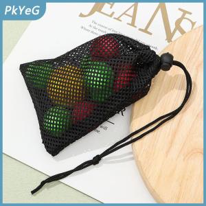 PkYeG Màu đen trắng bền lưới dây kéo túi lưu trữ Pouch đa mục đích nhà du lịch hoạt động ngoài trời giặt Túi Công cụ bao