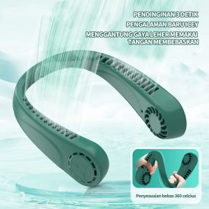 Kipas Leher Mini Fan Neck Elektrik Kipas Angin Leher Portable USB