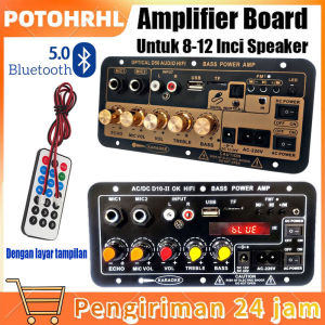 Amplifier Board Audio 12V/24V/220V Bluetooth USB Radio TF DIY Subwoofer D5 D10 Karaoke Power Stereo Bass Audio Karaoke