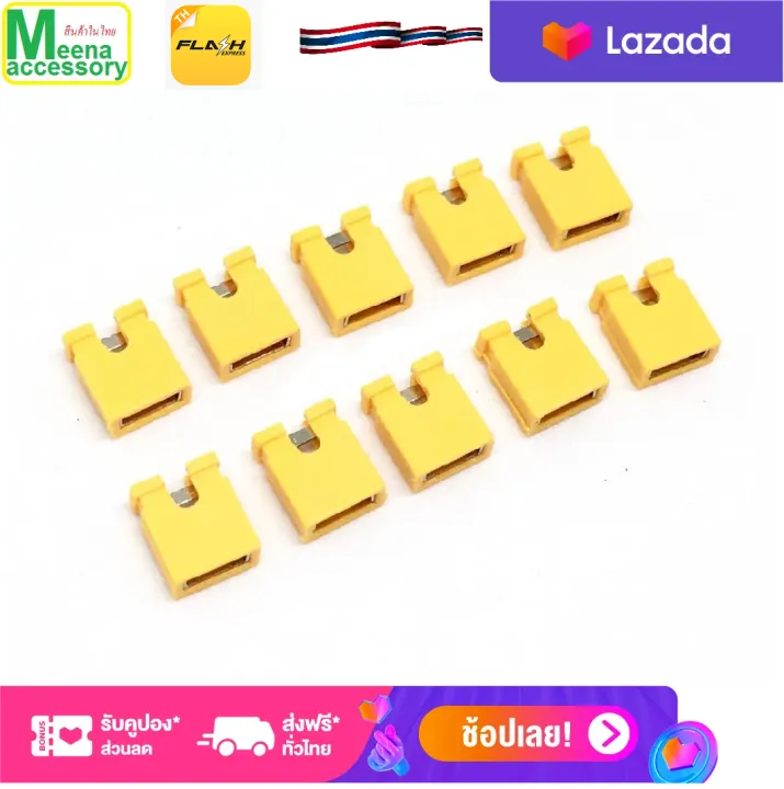 10 PCS Pitch 2.54mm Pin Header jumper shorted cap & Headers & Wire ...