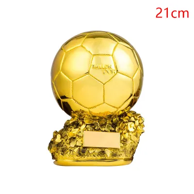Zhaowei906 Châu Âu Bóng Đá Quả Bóng Vàng Trophy Lưu Niệm Bóng Đá Hình Cầu Vô Địch Cầu thủ Cạnh Tranh Giải Thưởng quà tặng cho người hâm mô Trang Trí Nội Thất