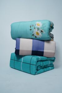 Vito - Bedcover Set Sprei Fitted King 180x200 Queen 160x200 Tinggi 20 Sprei Rumbai King 180x200 Tinggi 45 Motif Flower Aesthetic
