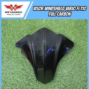 Visor Windshield Vario Fi 110 full carbon bahan acrylic pnp vario fi 110
