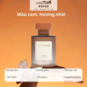 Nước hoa ô tô Thalo hương thơm tự nhiên khử mùi chống say xe