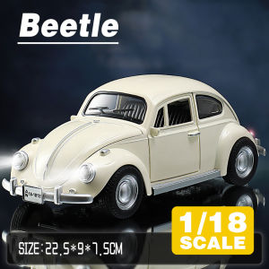 LEO 1:18 Volkswagen Beetle 1955 Diecast Model Car Alloy Cars Toys Collection Gift For Kids Boy Girl