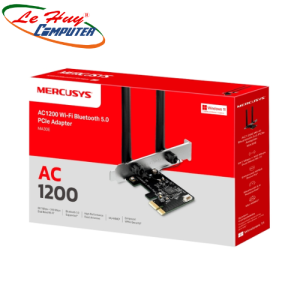 Card mạng PCIe Wi-Fi MERCUSYS MA30E Bluetooth AC1200