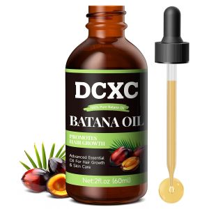 100% Pure Batana Oil for - Natural Scalp Care & Hair Thickening ment Revitalizes Damaged Hair Reduces Breakage & Enhances Shine Deep Conditioner for All Hair Types - 2oz