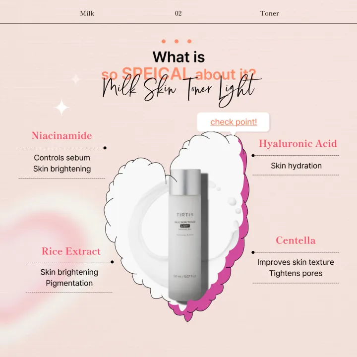 Tir%20Milk%20Skin%20Toner%20/%20Light%2020ml%20150ml%20facial%20skin%20moisturizing%20brightening%20Korean%20serum%20tirtir%20viral%20foundation%20-%20Image%203