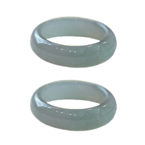 Xanh tự nhiên Glass nhẫn retro Trung Quốc phong cách Handmade Nhẫn Phụ kiện cho phụ nữ quà tặng ngày lễ hộp bao gồm