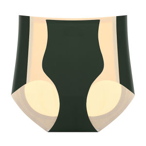 Color-blocked Butt-lifting Seamless Waist Shaping Pants for All Seasons Plus Size Womens Daily Wear Breathable High Waist Slim Fit