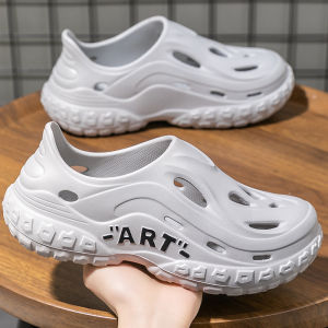 Beach Sandals For Men Korean Waterproof Anti Slip Slippers For Men 4CM High Heel Outdoor Beach Shoes