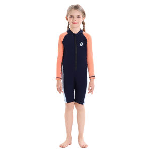 [Legend1] Kids Wetsuits 2.5MM Neoprene Swimwears Diving Suits Long Sleeves Boys Girls Surfing Children Rash Guards Snorkel One Pieces