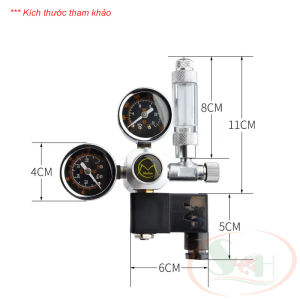 Van tinh chỉnh co2 Mufan cơ van điện koi điện hẹn giờ bể thủy sinh